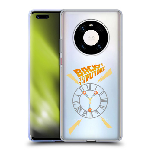 Back to the Future I Graphics Clock Tower Soft Gel Case for Huawei Mate 40 Pro 5G