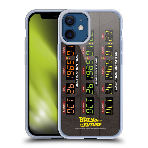 Back to the Future I Graphics Time Circuits Soft Gel Case for Apple iPhone 12 Mini