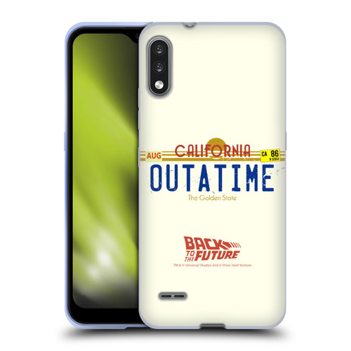 Back to the Future I Graphics Outatime Soft Gel Case for LG K22