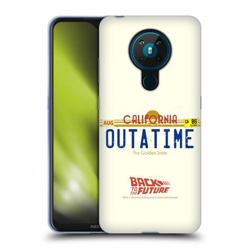 Back to the Future I Graphics Outatime Soft Gel Case for Nokia 5.3