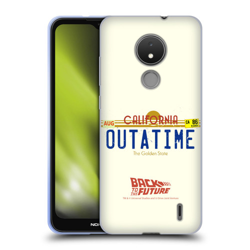 Back to the Future I Graphics Outatime Soft Gel Case for Nokia C21