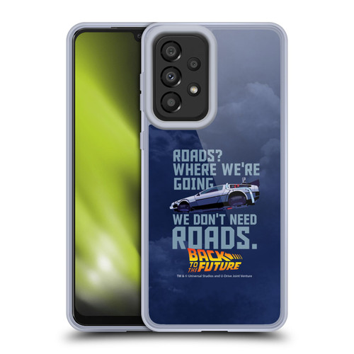 Back to the Future I Graphics Time Machine Car 2 Soft Gel Case for Samsung Galaxy A33 5G (2022)