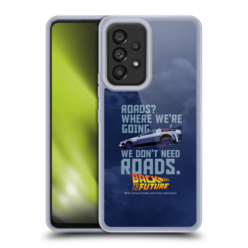 Back to the Future I Graphics Time Machine Car 2 Soft Gel Case for Samsung Galaxy A53 5G (2022)