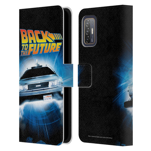 Back to the Future I Key Art Fly Leather Book Wallet Case Cover For HTC Desire 21 Pro 5G