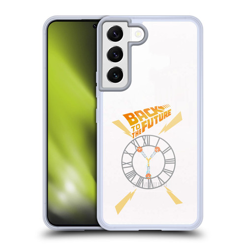 Back to the Future I Graphics Clock Tower Soft Gel Case for Samsung Galaxy S22 5G