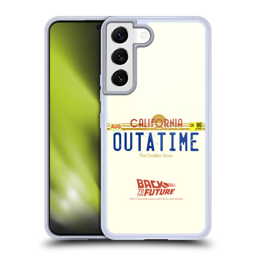 Back to the Future I Graphics Outatime Soft Gel Case for Samsung Galaxy S22 5G