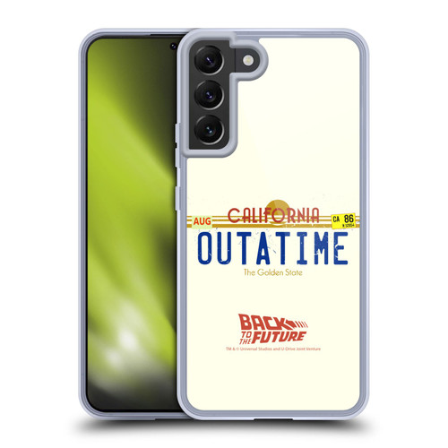 Back to the Future I Graphics Outatime Soft Gel Case for Samsung Galaxy S22+ 5G