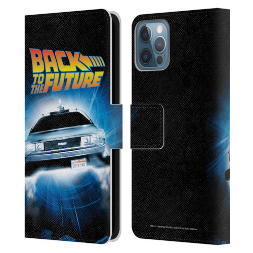 Back to the Future I Key Art Fly Leather Book Wallet Case Cover For Apple iPhone 12 / iPhone 12 Pro