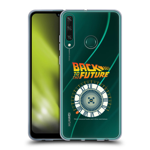 Back to the Future I Key Art Wheel Soft Gel Case for Huawei Y6p