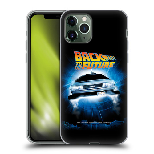 Back to the Future I Key Art Fly Soft Gel Case for Apple iPhone 11 Pro