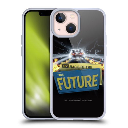 Back to the Future I Key Art Take Off Soft Gel Case for Apple iPhone 13 Mini