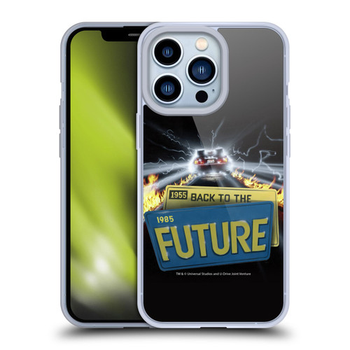 Back to the Future I Key Art Take Off Soft Gel Case for Apple iPhone 13 Pro