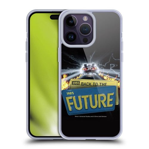 Back to the Future I Key Art Take Off Soft Gel Case for Apple iPhone 14 Pro Max