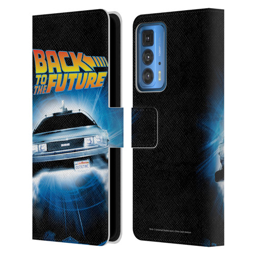 Back to the Future I Key Art Fly Leather Book Wallet Case Cover For Motorola Edge 20 Pro