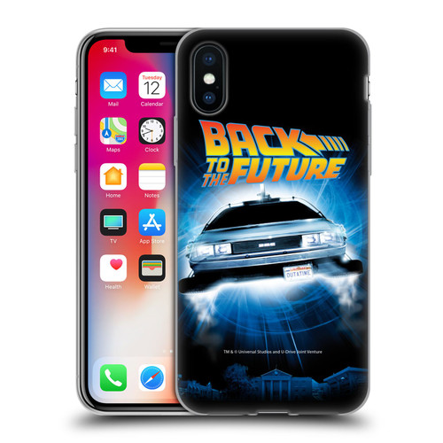 Back to the Future I Key Art Fly Soft Gel Case for Apple iPhone X / iPhone XS