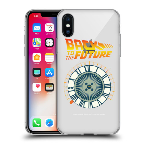 Back to the Future I Key Art Wheel Soft Gel Case for Apple iPhone X / iPhone XS