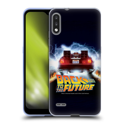 Back to the Future I Key Art Time Machine Car Soft Gel Case for LG K22