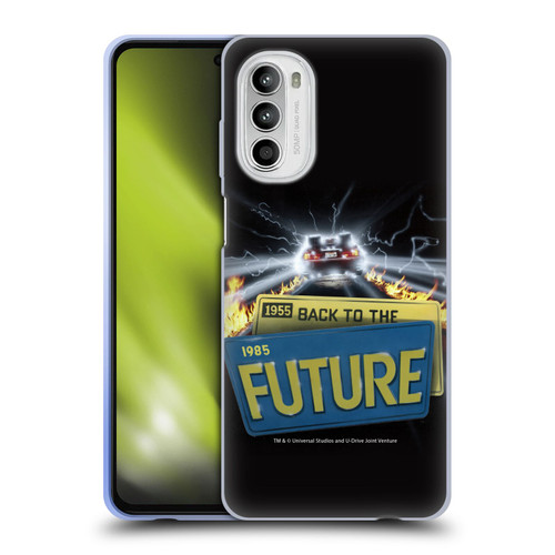 Back to the Future I Key Art Take Off Soft Gel Case for Motorola Moto G52