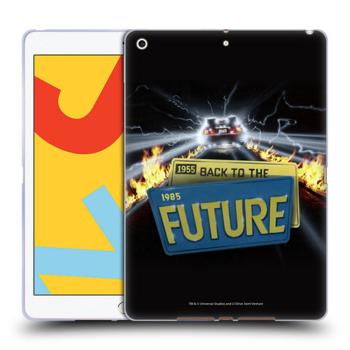 Back to the Future I Key Art Take Off Soft Gel Case for Apple iPad 10.2 2019/2020/2021
