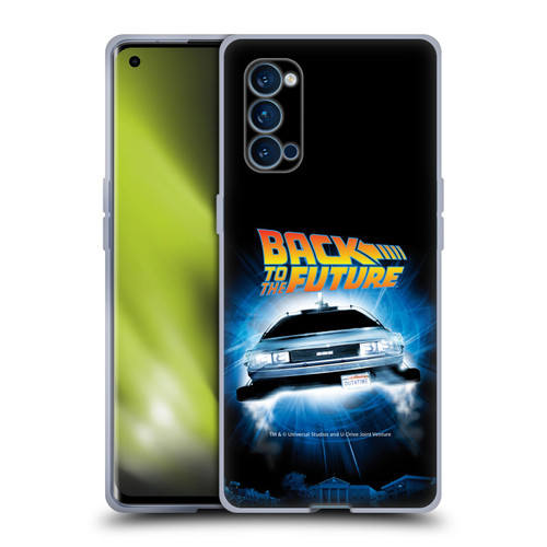 Back to the Future I Key Art Fly Soft Gel Case for OPPO Reno 4 Pro 5G