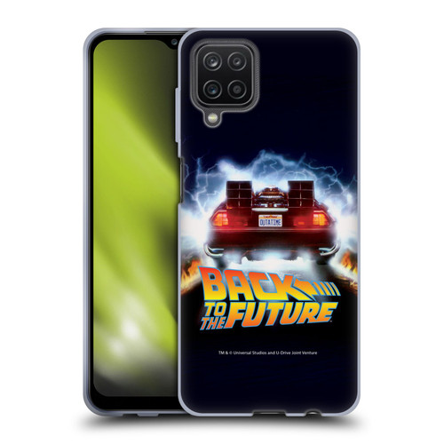 Back to the Future I Key Art Time Machine Car Soft Gel Case for Samsung Galaxy A12 (2020)