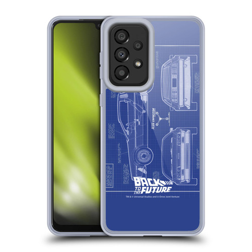 Back to the Future I Key Art Blue Print Soft Gel Case for Samsung Galaxy A33 5G (2022)