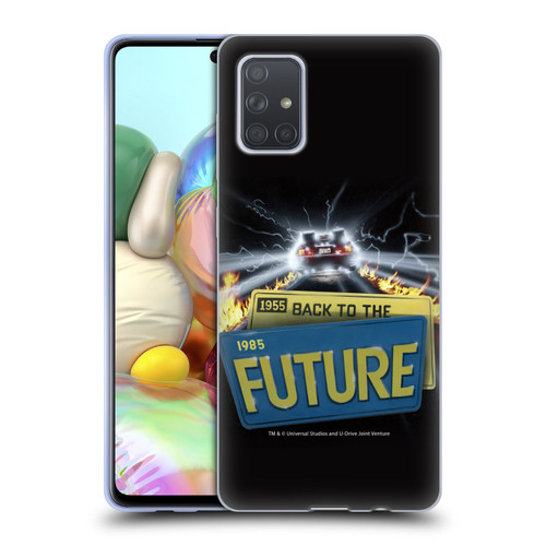 Back to the Future I Key Art Take Off Soft Gel Case for Samsung Galaxy A71 (2019)