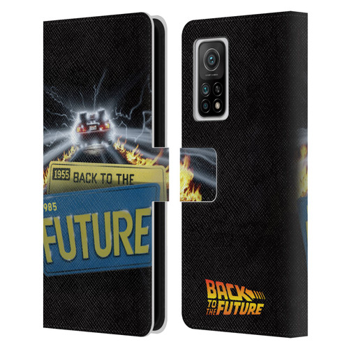 Back to the Future I Key Art Take Off Leather Book Wallet Case Cover For Xiaomi Mi 10T 5G