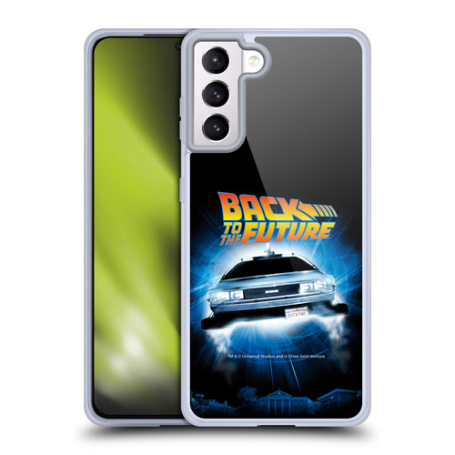 Back to the Future I Key Art Fly Soft Gel Case for Samsung Galaxy S21+ 5G