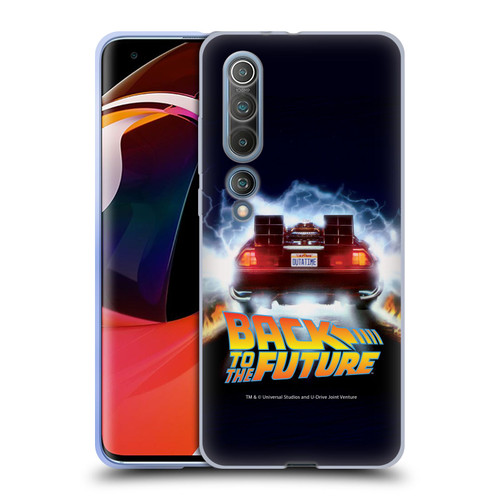 Back to the Future I Key Art Time Machine Car Soft Gel Case for Xiaomi Mi 10 5G / Mi 10 Pro 5G