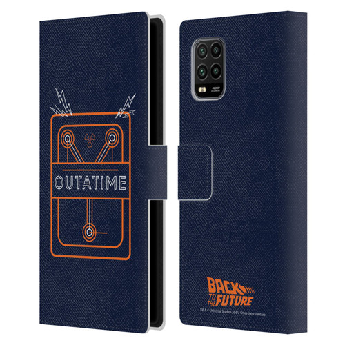 Back to the Future I Quotes Outatime Leather Book Wallet Case Cover For Xiaomi Mi 10 Lite 5G