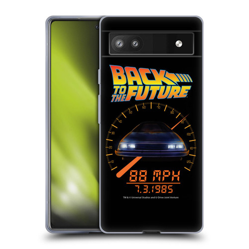 Back to the Future I Quotes Speed Soft Gel Case for Google Pixel 6a