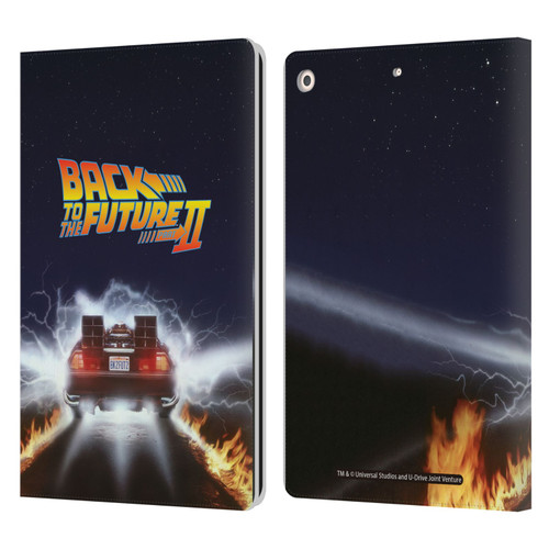 Back to the Future II Key Art Blast Leather Book Wallet Case Cover For Apple iPad 10.2 2019/2020/2021