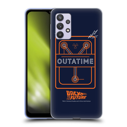 Back to the Future I Quotes Outatime Soft Gel Case for Samsung Galaxy A32 5G / M32 5G (2021)