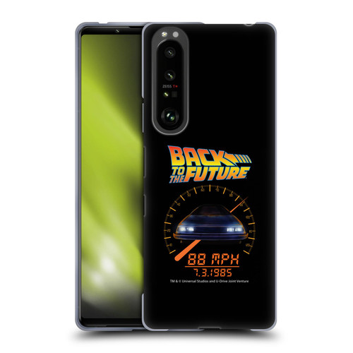 Back to the Future I Quotes Speed Soft Gel Case for Sony Xperia 1 III