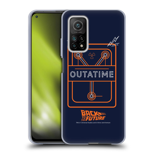 Back to the Future I Quotes Outatime Soft Gel Case for Xiaomi Mi 10T 5G