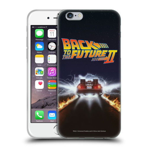 Back to the Future II Key Art Blast Soft Gel Case for Apple iPhone 6 / iPhone 6s