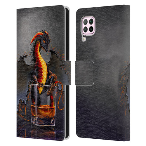 Stanley Morrison Dragons Black Pirate Drink Leather Book Wallet Case Cover For Huawei Nova 6 SE / P40 Lite