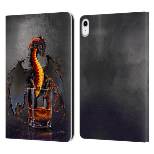Stanley Morrison Dragons Black Pirate Drink Leather Book Wallet Case Cover For Apple iPad 10.9 (2022)