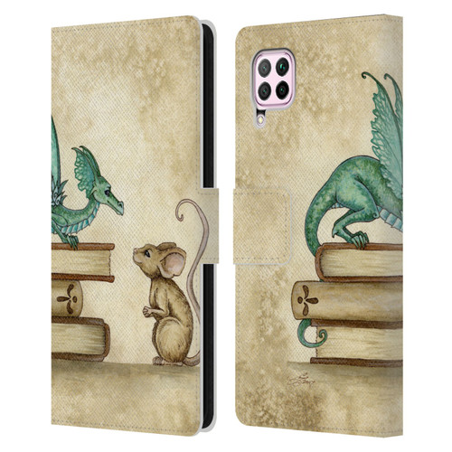 Amy Brown Folklore Curious Encounter Leather Book Wallet Case Cover For Huawei Nova 6 SE / P40 Lite