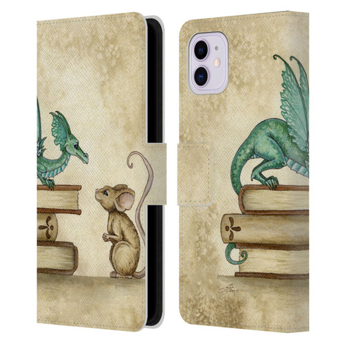 Amy Brown Folklore Curious Encounter Leather Book Wallet Case Cover For Apple iPhone 11