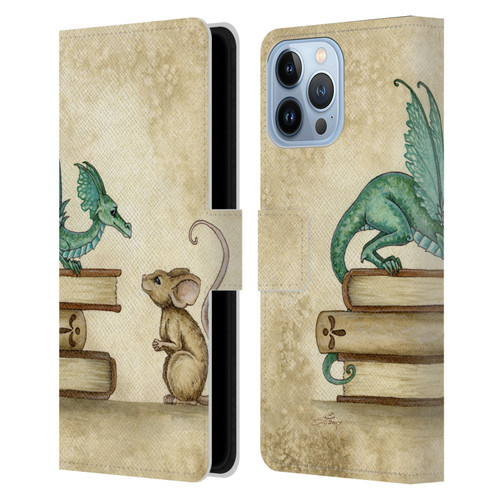 Amy Brown Folklore Curious Encounter Leather Book Wallet Case Cover For Apple iPhone 13 Pro Max