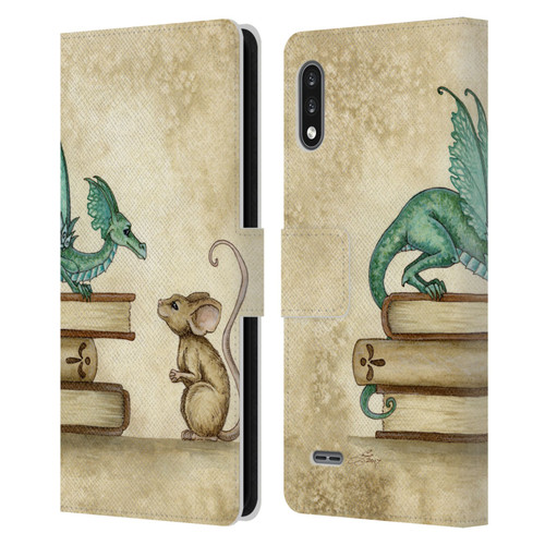Amy Brown Folklore Curious Encounter Leather Book Wallet Case Cover For LG K22