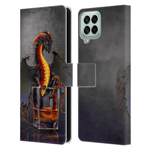 Stanley Morrison Dragons Black Pirate Drink Leather Book Wallet Case Cover For Samsung Galaxy M53 (2022)