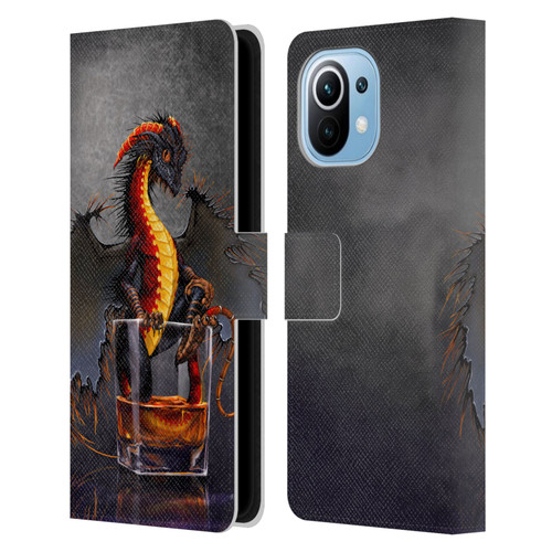 Stanley Morrison Dragons Black Pirate Drink Leather Book Wallet Case Cover For Xiaomi Mi 11