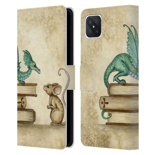 Amy Brown Folklore Curious Encounter Leather Book Wallet Case Cover For OPPO Reno4 Z 5G