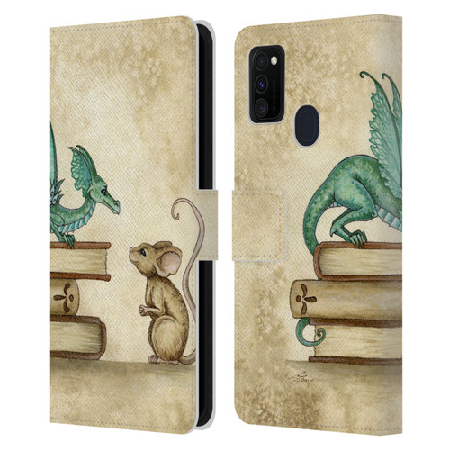 Amy Brown Folklore Curious Encounter Leather Book Wallet Case Cover For Samsung Galaxy M30s (2019)/M21 (2020)