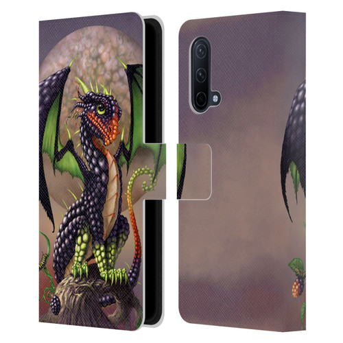Stanley Morrison Dragons 3 Berry Garden Leather Book Wallet Case Cover For OnePlus Nord CE 5G