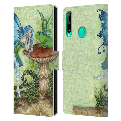 Amy Brown Pixies Frog Gossip Leather Book Wallet Case Cover For Huawei P40 lite E