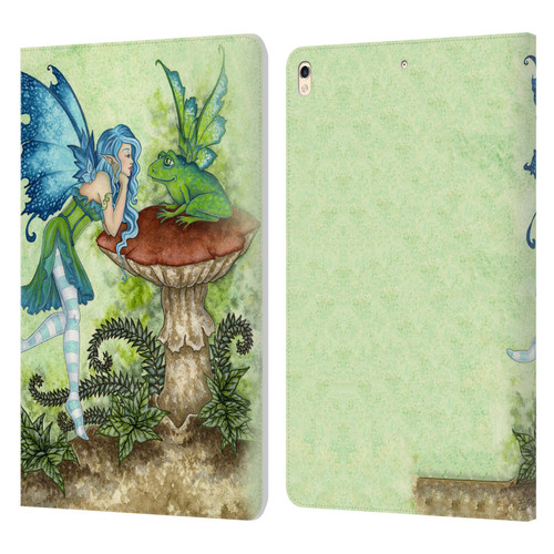 Amy Brown Pixies Frog Gossip Leather Book Wallet Case Cover For Apple iPad Pro 10.5 (2017)